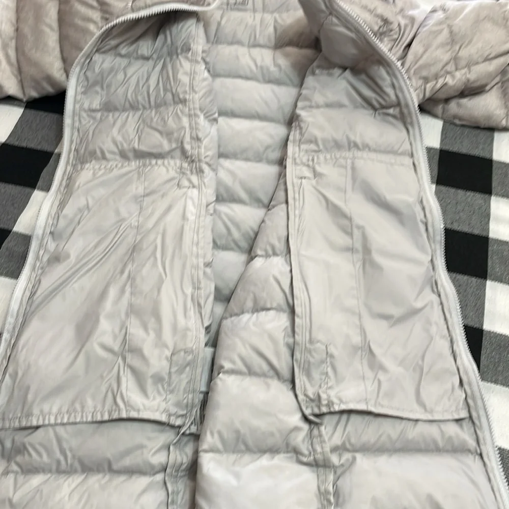 Eddie Bauer EB 650 Down Hooded Packable Quilted Puffer Jacket Coat Size XS